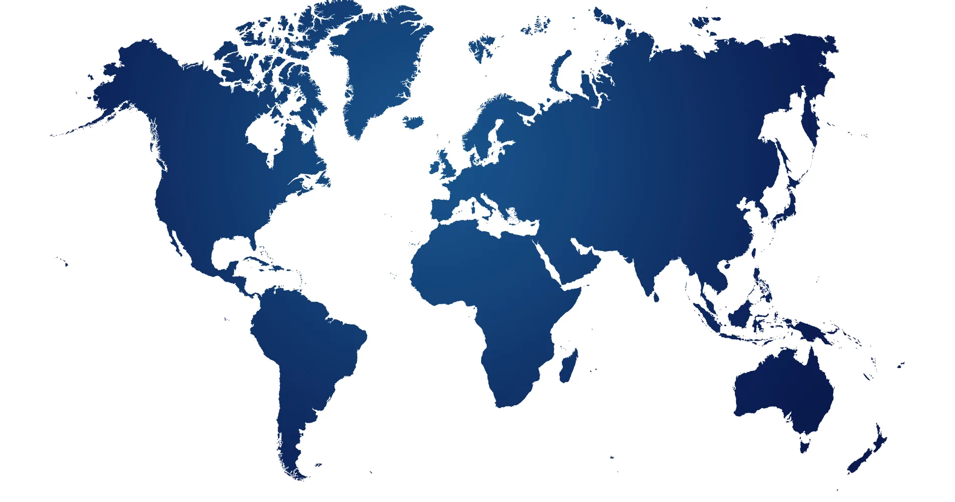 A dark blue world map silhouette on a transparent background, representing the global reach and vision of a leading real estate company in Kolkata.