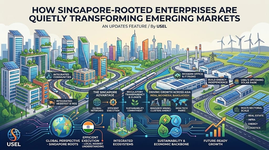 Integrated township development Global infrastructure development Infrastructure development company in India Singapore business enterprises Sustainable infrastructure development