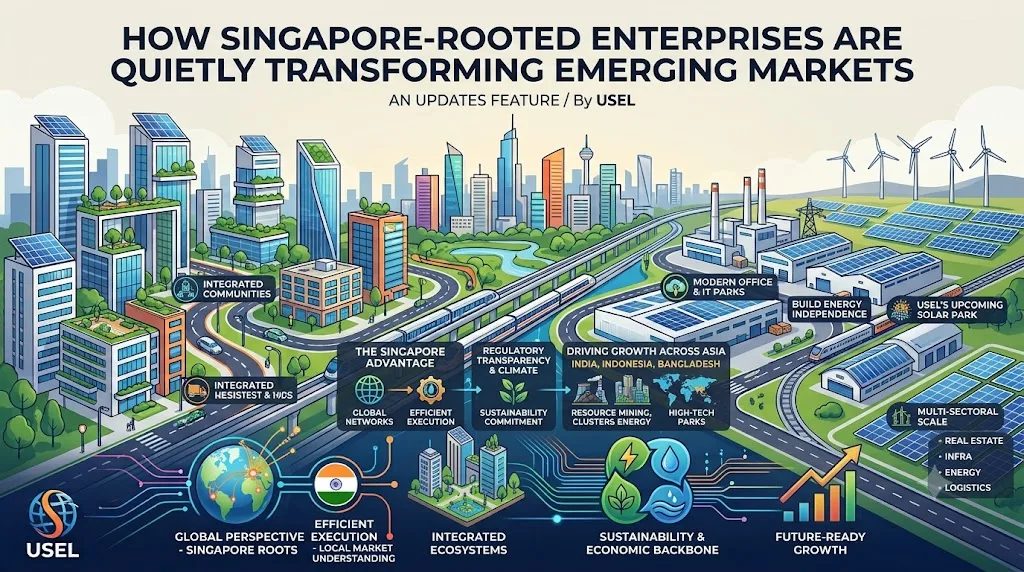 Integrated township development Global infrastructure development Infrastructure development company in India Singapore business enterprises Sustainable infrastructure development