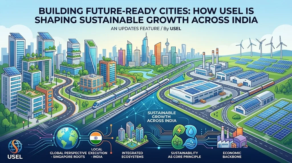"PK- Sustainable urban development SKs - Infrastructure development company Integrated township Renewable energy projects Industrial parks in India"